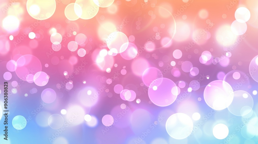 Colorful Bokeh Background with Soft Lights Colorful Bokeh Background with Soft Lights