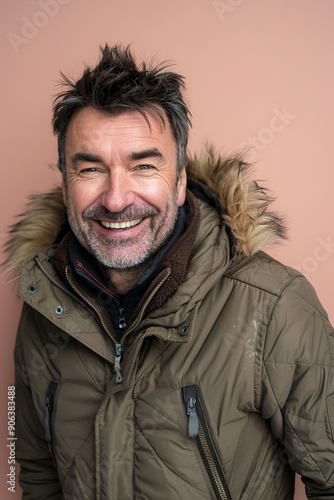 A Portrait of a happy caucasian man