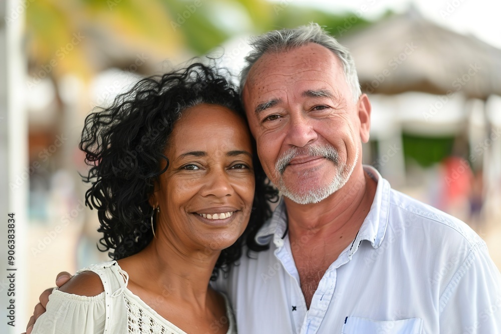 A Portrait of a happy multiethnic couple A Portrait of a happy multiethnic couple