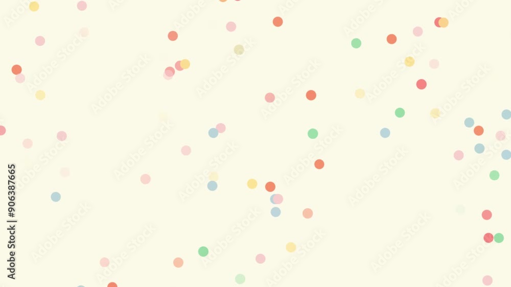 Multi Colored Polka Dots Background Loop Multi Colored Polka Dots Background Loop