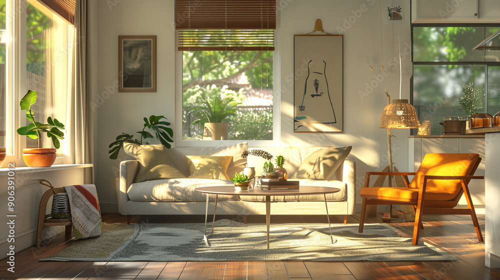 Fototapeta premium A beautifully designed interior space showcasing modern and stylish decor