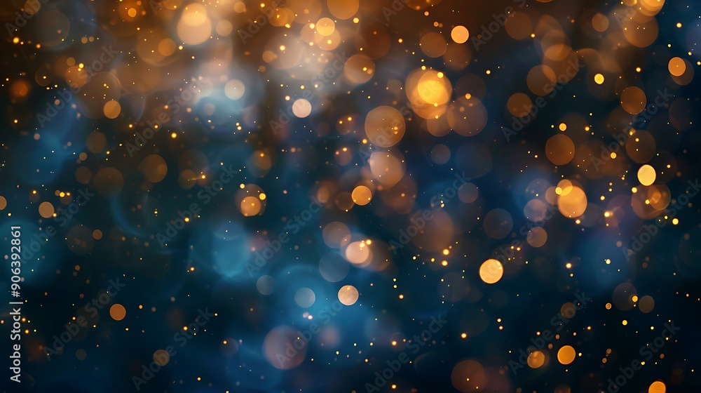 Radiant Golden Sparkles Glitter and Bokeh Lights on Dark Background for festive, Holidays, Banner Radiant Golden Sparkles Glitter and Bokeh Lights on Dark Background for festive, Holidays, Banner