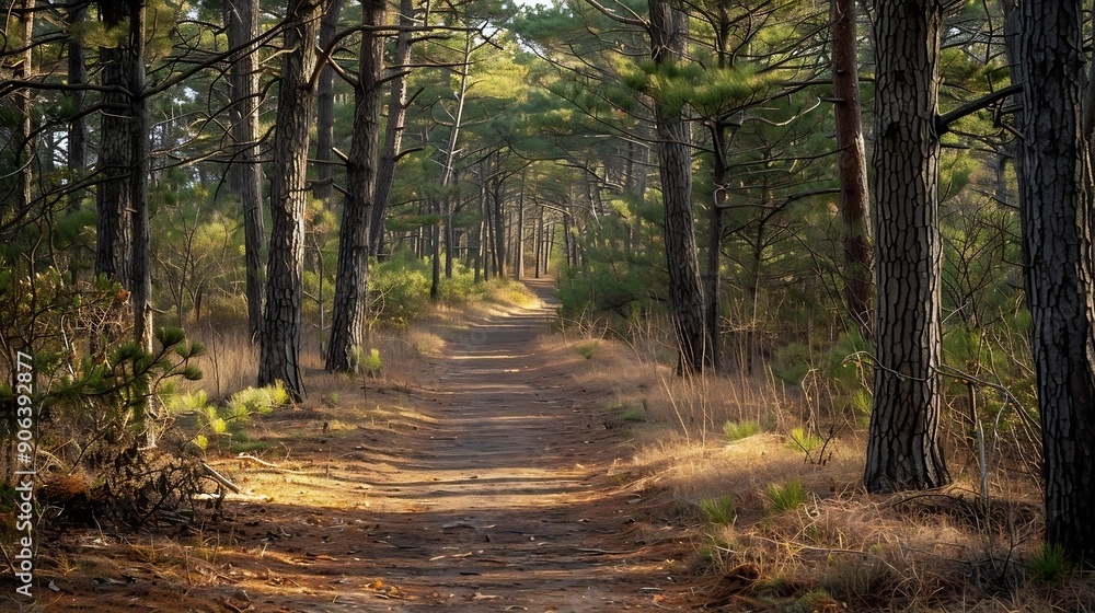 The Gordons Pond Trail wanders through nature at Cape Henlopen State Park on the Eastern Shore This 32mile accessible trail offers stunning views : Generative AI The Gordons Pond Trail wanders through nature at Cape Henlopen State Park on the Eastern Shore This 32mile accessible trail offers stunning views : Generative AI