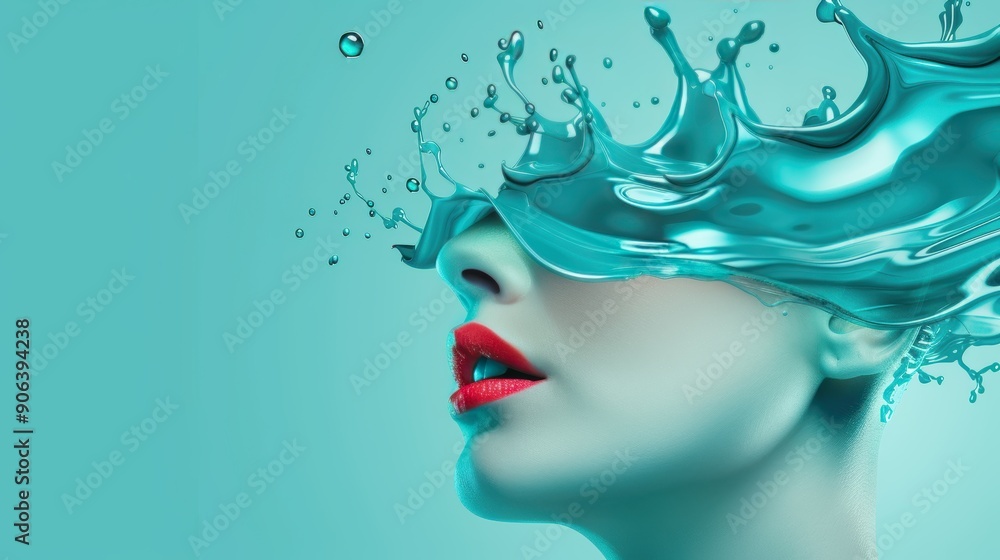 Captivating water crowns creating intricate and mesmerizing designs in fluid illustrations Captivating water crowns creating intricate and mesmerizing designs in fluid illustrations