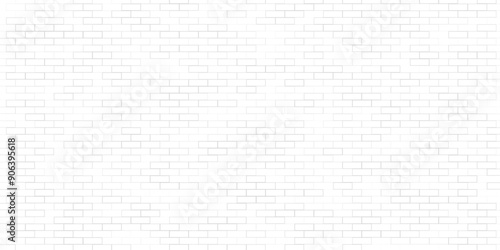 White metro tile seamless pattern. Subway brick wall background. White and black brick wall background. 