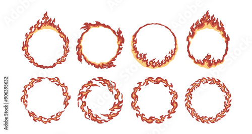 Fire Rings Illustrations