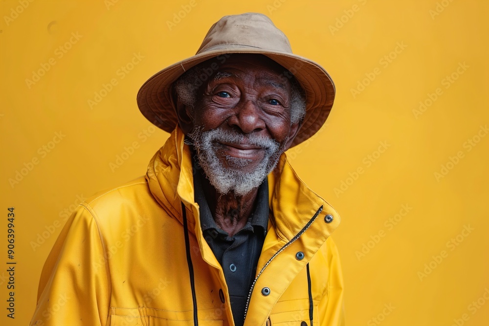 A Portrait of a smiling African American senior man A Portrait of a smiling African American senior man