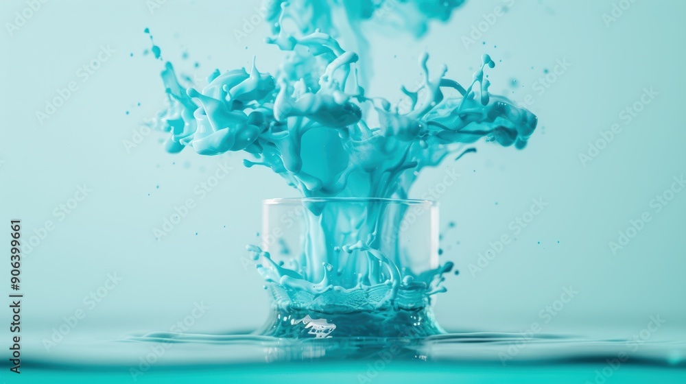 Fluid art with striking silhouette effects of paint and ink in water, capturing contrasting and captivating illustrations Fluid art with striking silhouette effects of paint and ink in water, capturing contrasting and captivating illustrations