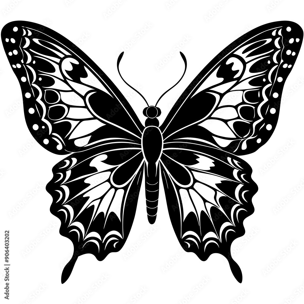 Butterfly vector silhouette, vector of butterfly design, Butterfly icon Butterfly vector silhouette, vector of butterfly design, Butterfly icon