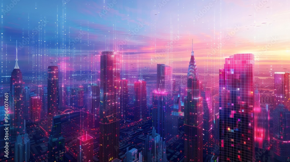 Fototapeta premium city at night