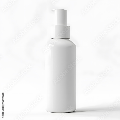 Product Packaging Skincare Serum Bottle Mockup isolated on white background