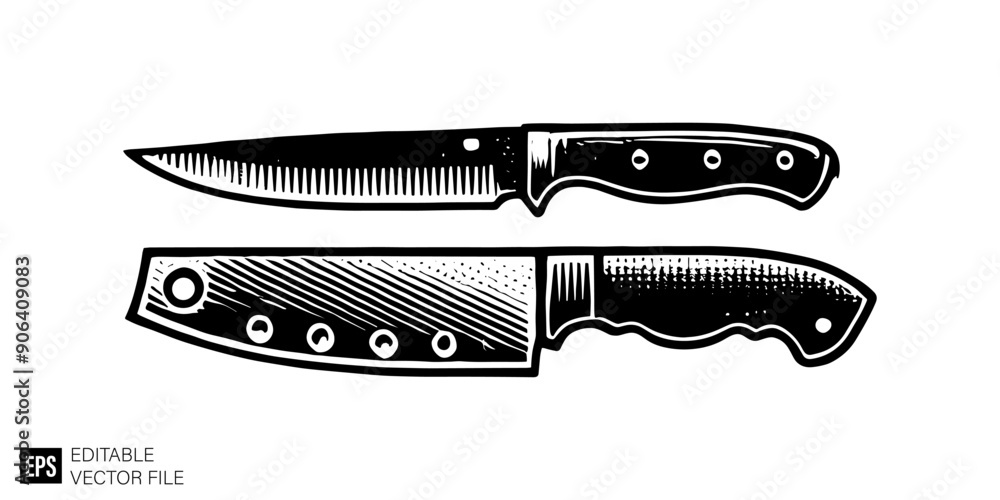 knife vector graphic design black and white clip art silhouette knife vector graphic design black and white clip art silhouette