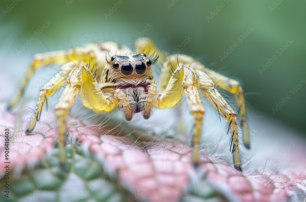 Close-up Portrait of a Jumping Spider Close-up Portrait of a Jumping Spider
