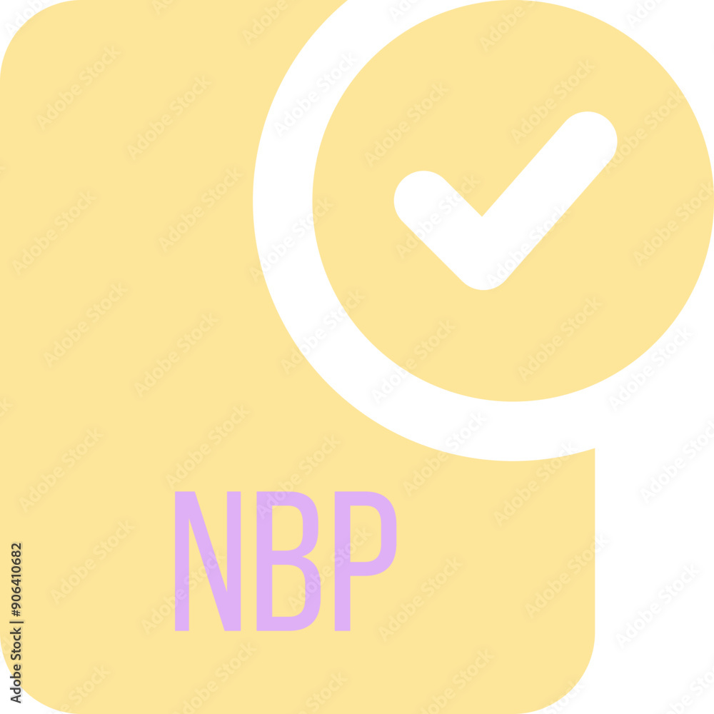 NBP ip file icon with black checked mark NBP ip file icon with black checked mark