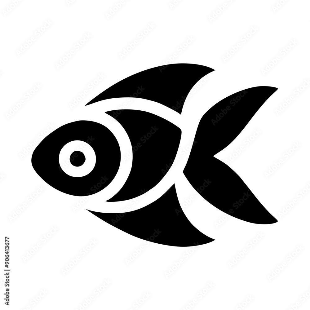 Obraz premium goldfish icon