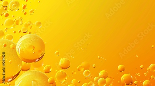 orange and bubbles