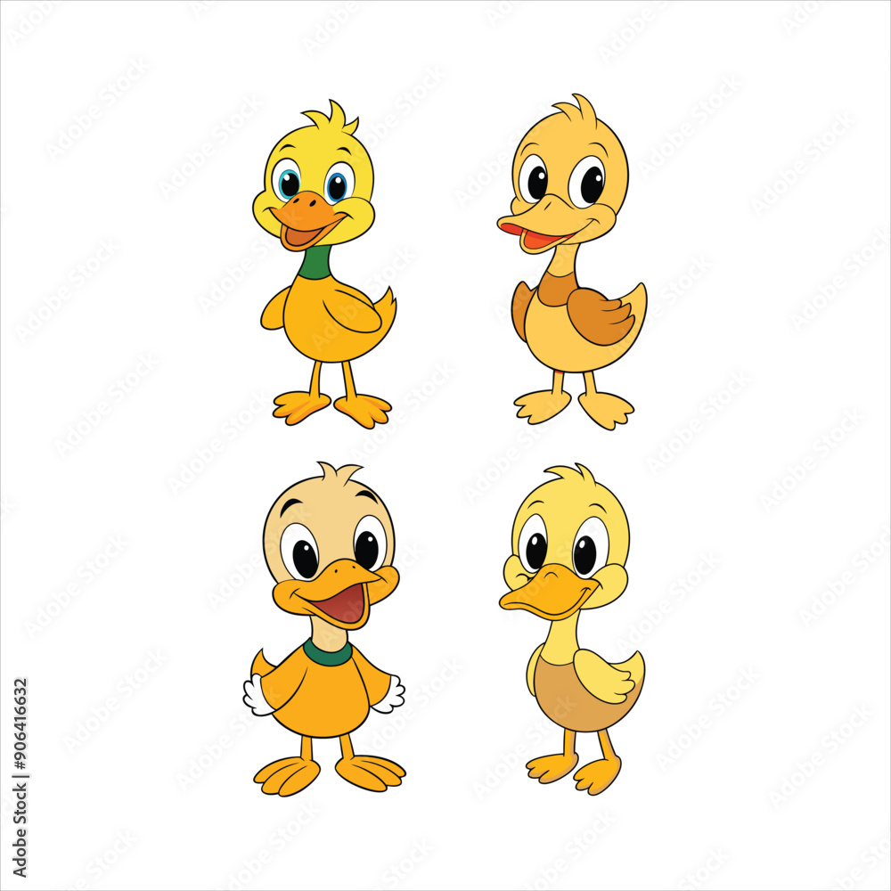 Cute duck art vector Cute duck art vector