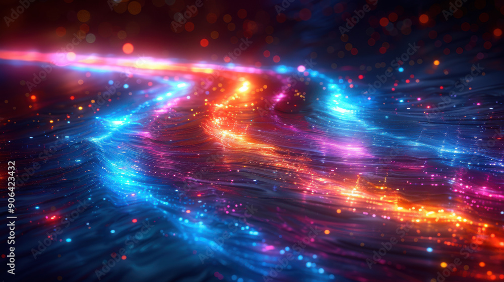 Abstract Neon Waves Abstract Neon Waves