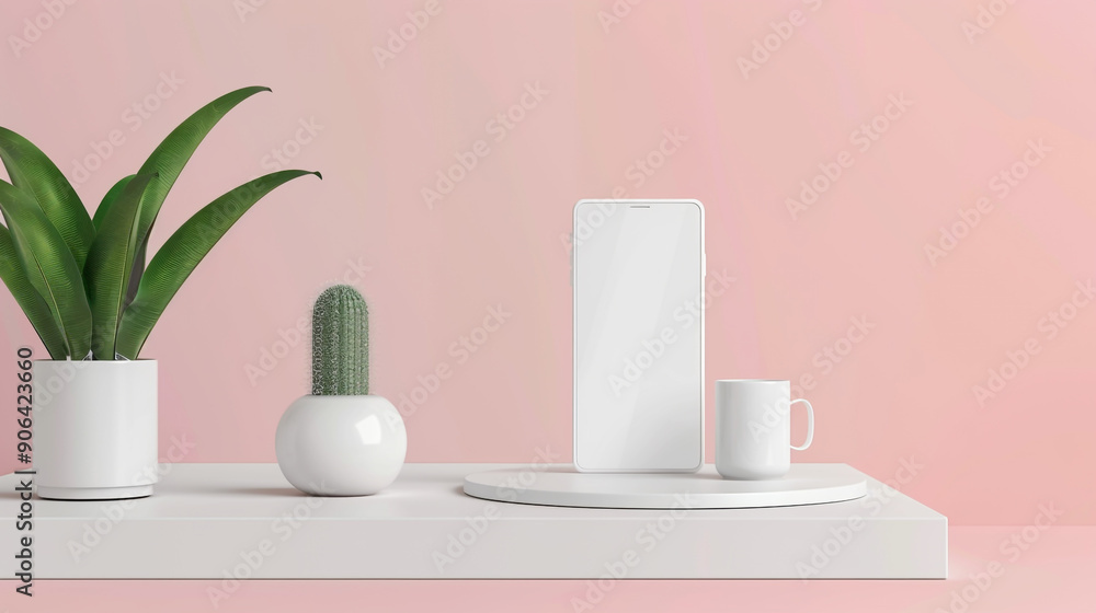 A stylish and minimalist product mockup A stylish and minimalist product mockup