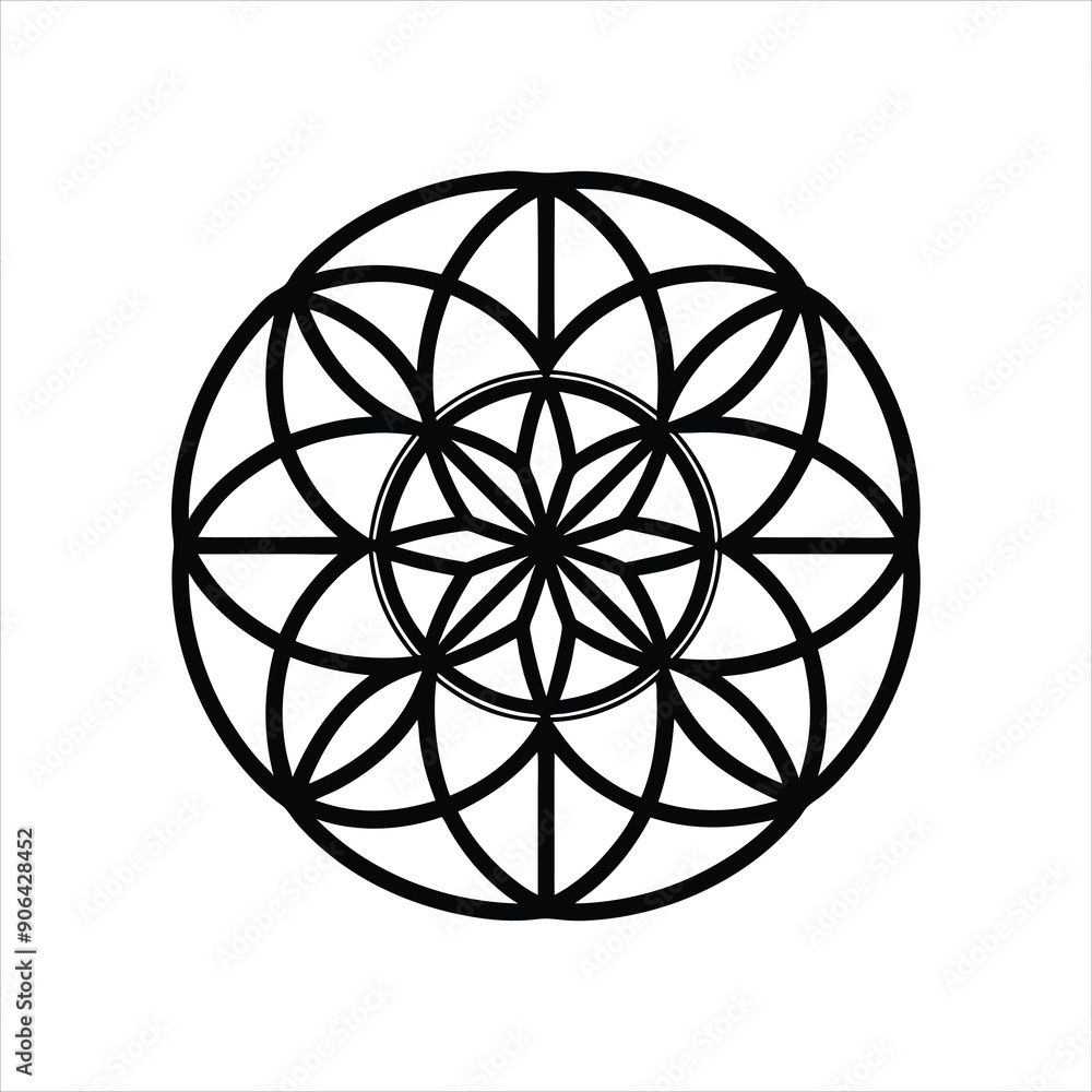flower of life art vector flower of life art vector