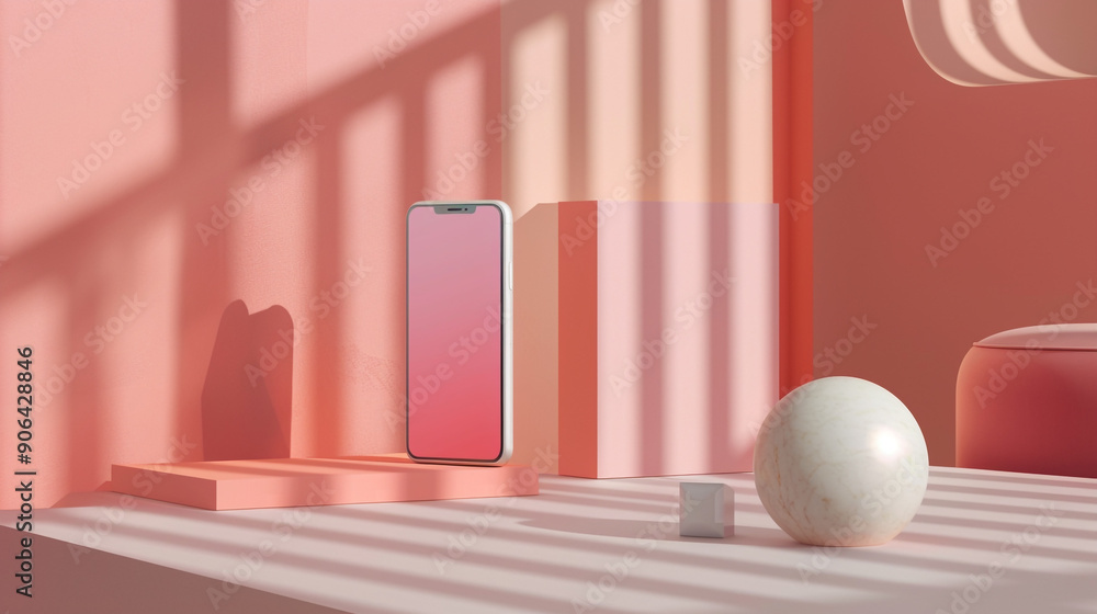 A stylish and minimalist product mockup A stylish and minimalist product mockup