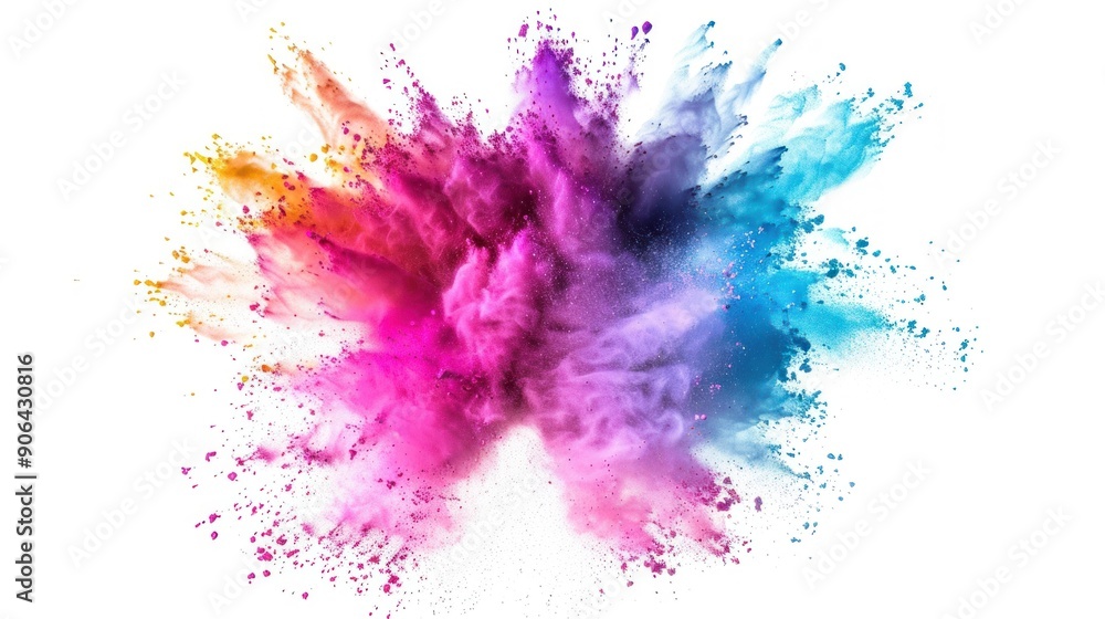 Multicolored Powder Explosion Multicolored Powder Explosion
