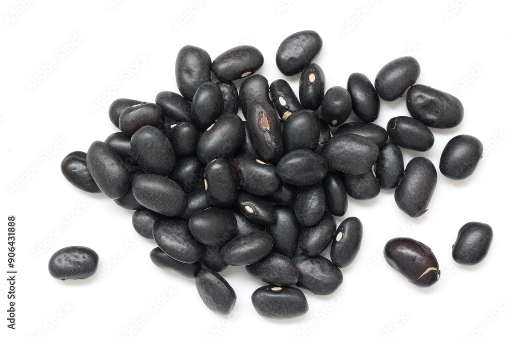 black bean seeds isolated black bean seeds isolated