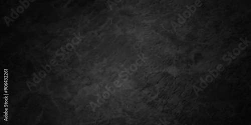 Modern charcoal black stucco stone wall texture. Cement dark black wall grunge backdrop background. Monochrome slate grunge concrete wall black vintage marbled textured blackboard background.