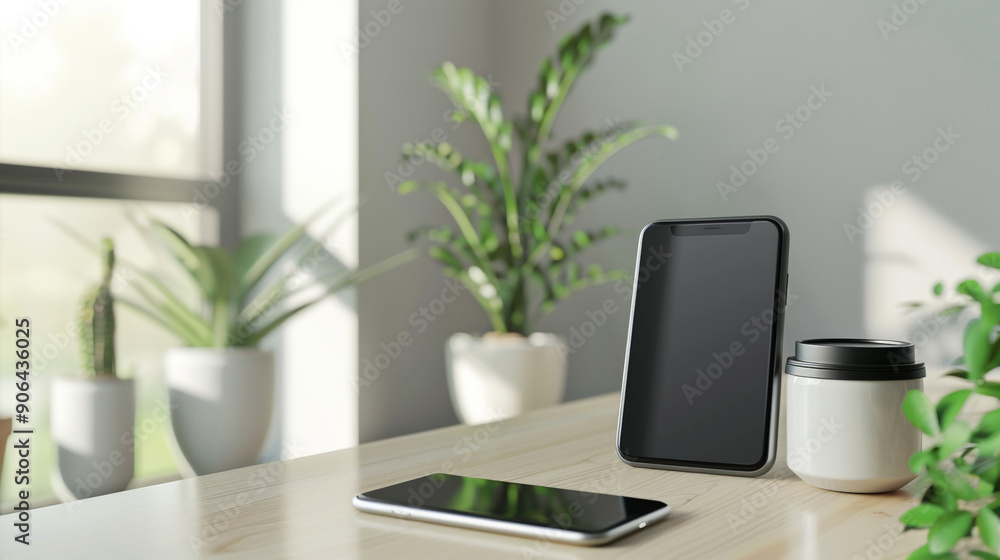 A stylish and minimalist product mockup A stylish and minimalist product mockup