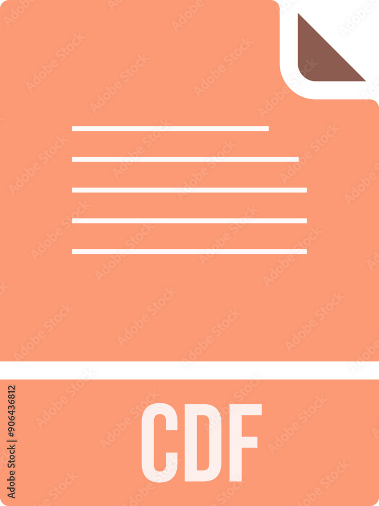 CDF File icon fill crisp corners v1 CDF File icon fill crisp corners v1