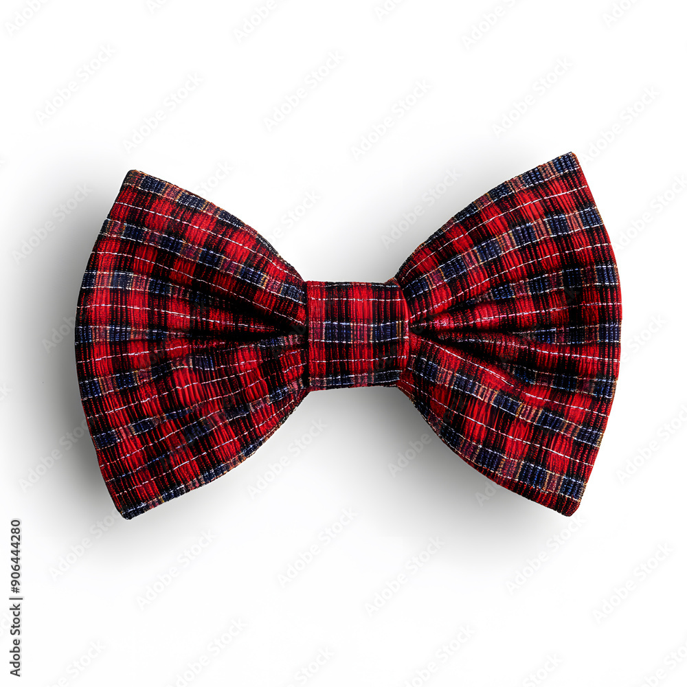Bow Tie Mockup isolated on white background Bow Tie Mockup isolated on white background