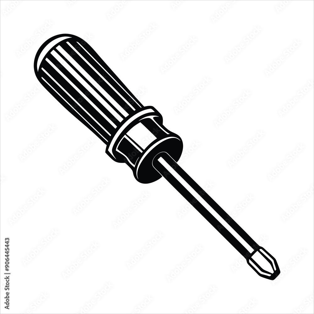 Screwdriver black vector Screwdriver black vector