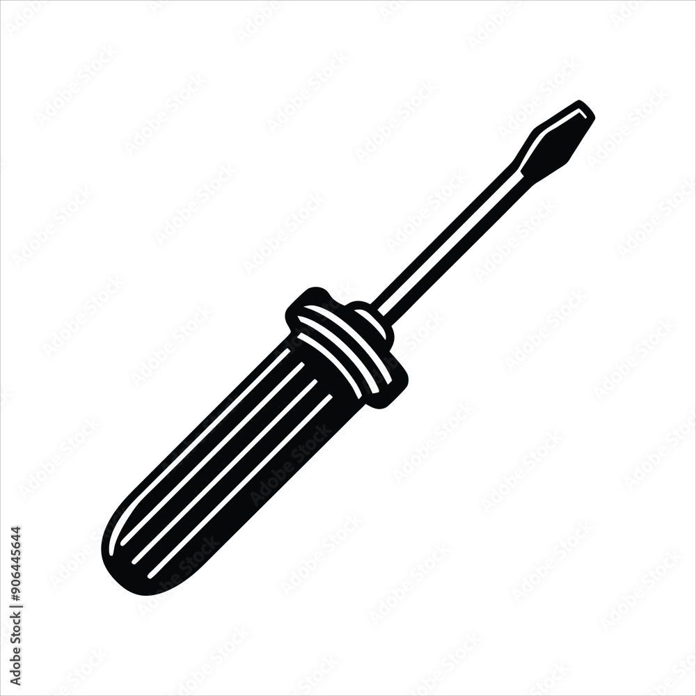 Screwdriver black vector Screwdriver black vector