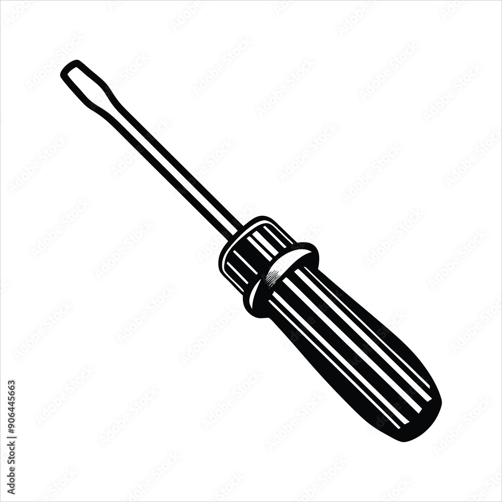 Screwdriver black vector Screwdriver black vector