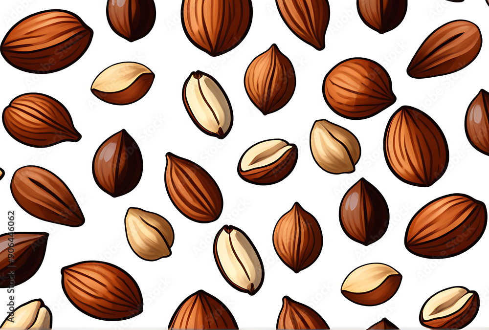 sketch illustration nuts white background high resolution high details vibrant sketch illustration nuts white background high resolution high details vibrant