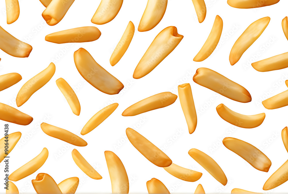 white background flying french fries high resolution high details vibrant white background flying french fries high resolution high details vibrant