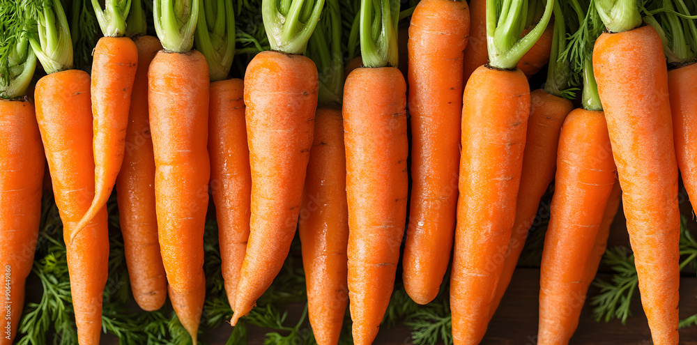 Fresh organic delicious carrots background Fresh organic delicious carrots background