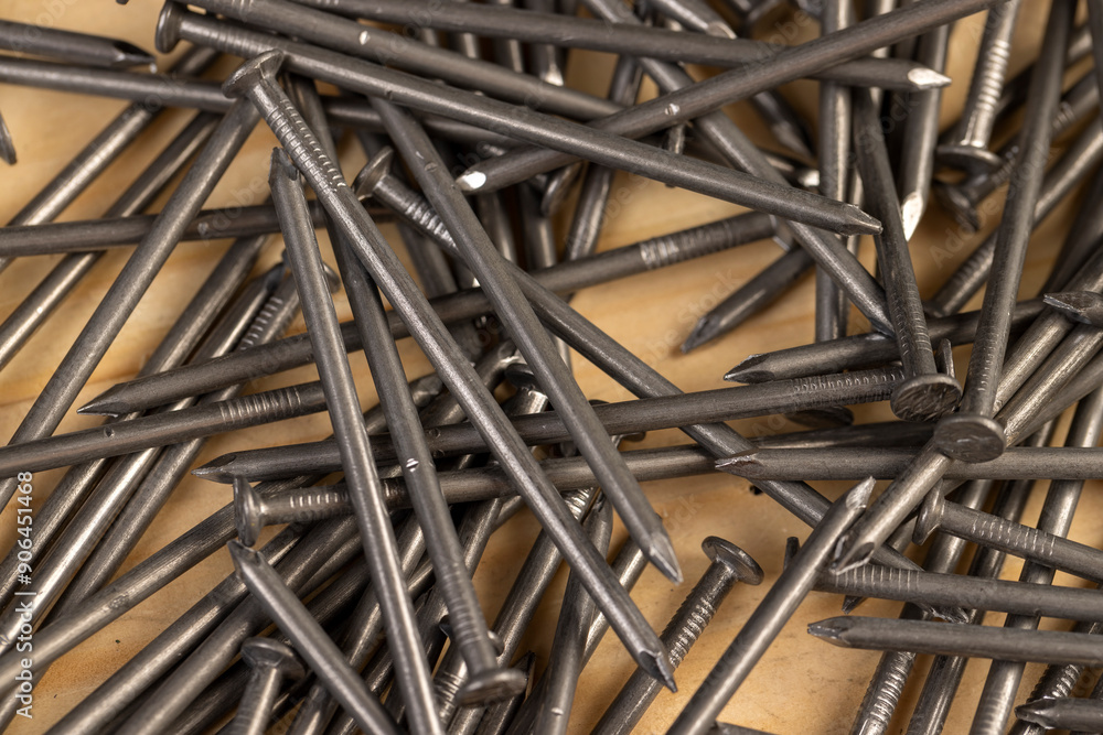 nails made of steel for working with wooden objects nails made of steel for working with wooden objects