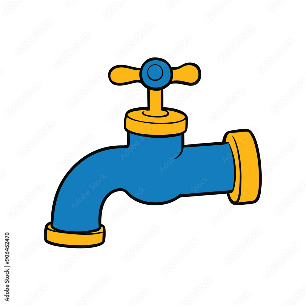 Vector faucet art vector Vector faucet art vector