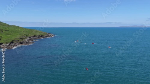 The harbour during the Regatta in Narin and Portnoo, County Donegal, Ireland photo