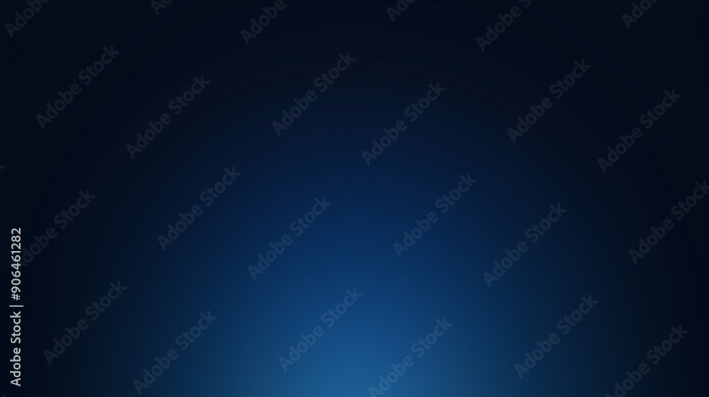 Obraz premium Dark Blue Gradient Background Minimalist Design