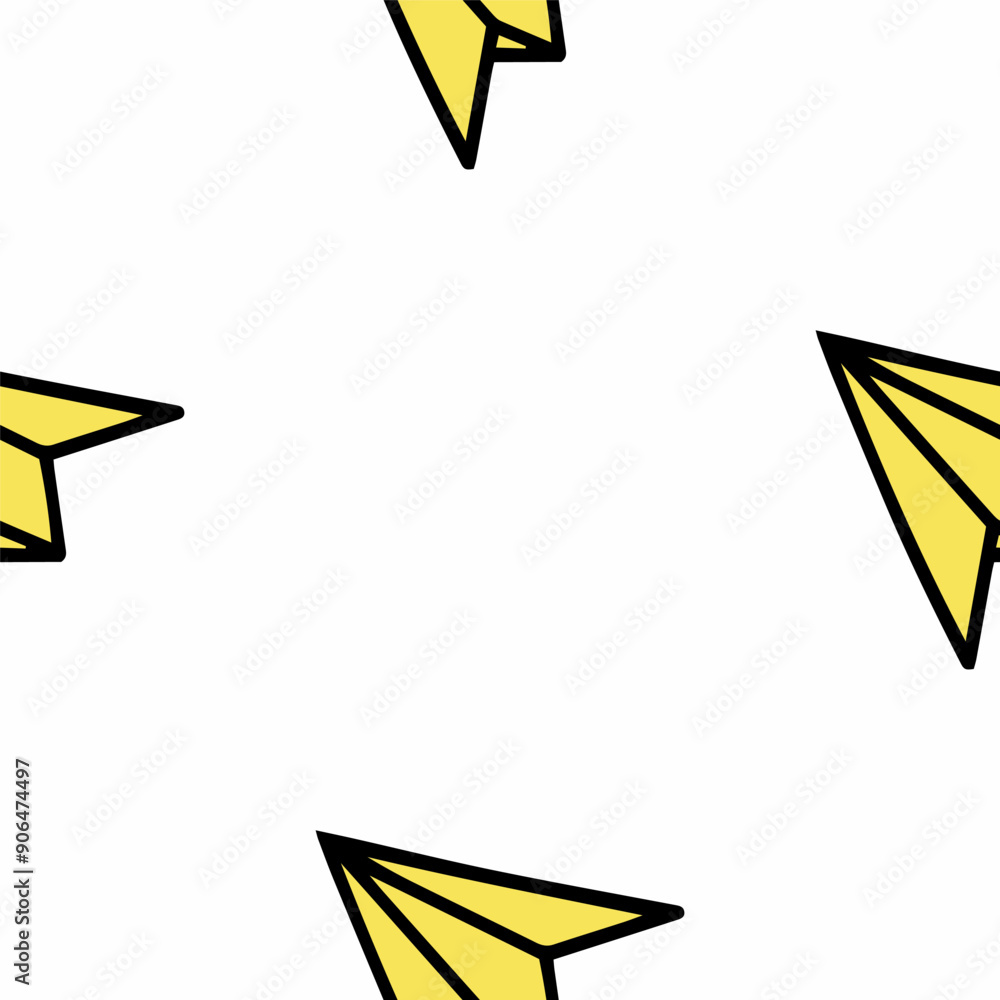 Naklejka premium Abstract vector pattern with school supplies for Back to school. Hand drawn doodle. 