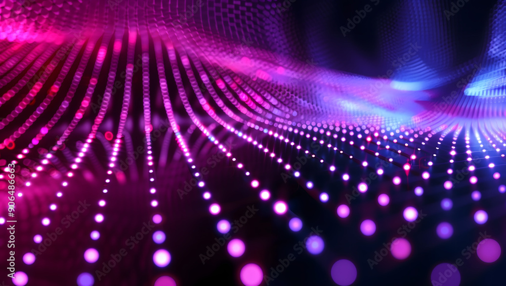 Vibrant purple pink dots on dark background creating abstract display effect Vibrant Dots Abstract Concept Vibrant purple pink dots on dark background creating abstract display effect Vibrant Dots Abstract Concept