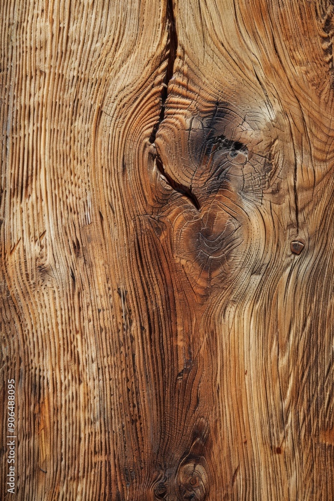Close-up of weathered wood grain with knot. Close-up of weathered wood grain with knot.