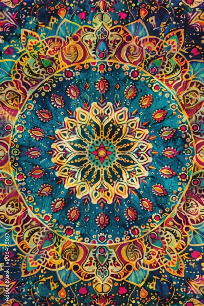 Colorful abstract pattern with a circular design. Colorful abstract pattern with a circular design.
