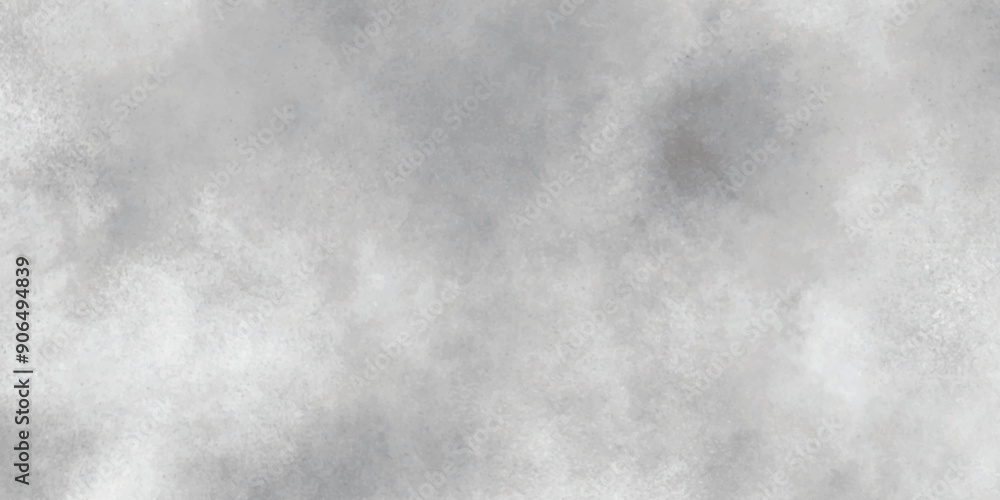 Fototapeta premium Abstract design with white and gray wall texture. gray wall plaster texture and concrete wall texture grunge background in design. Cloudy Weather Watercolor Background paper texture design 
