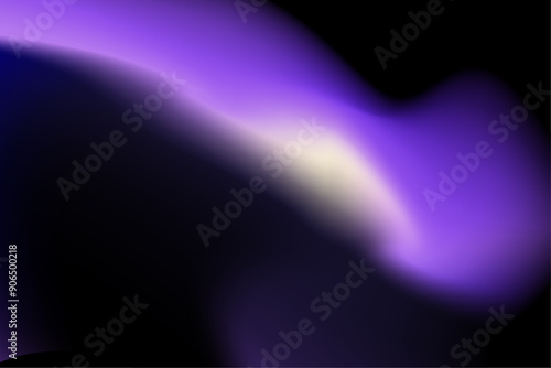 Blurry abstract northern borealis sky lights concept backdrop. Lavender and Subtle light gradient theme. Soft flowing colors. Vector Illustration.