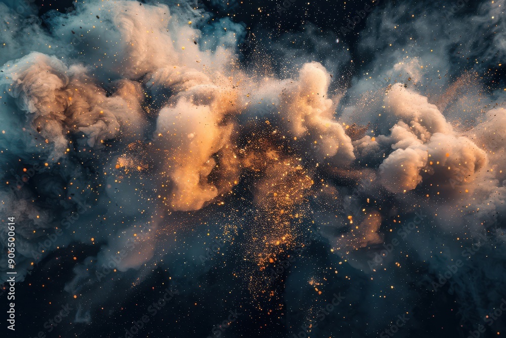 Obraz premium dust explosion