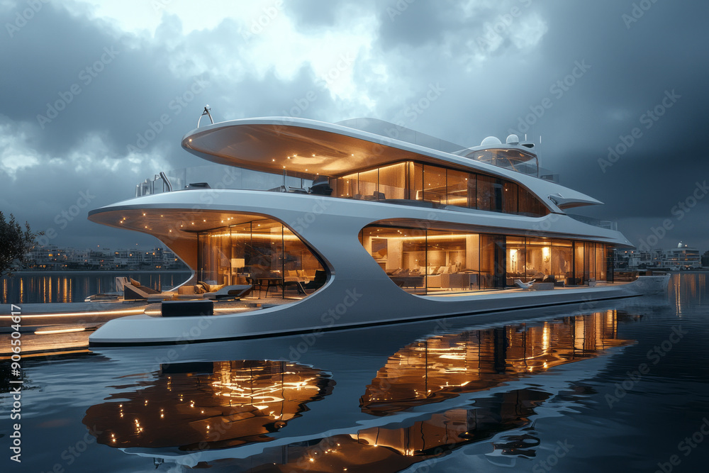 Exquisite Contemporary Superyacht Exterior Captured in Stunning Imagery Exquisite Contemporary Superyacht Exterior Captured in Stunning Imagery