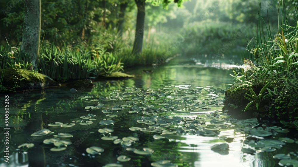 lake in the forest